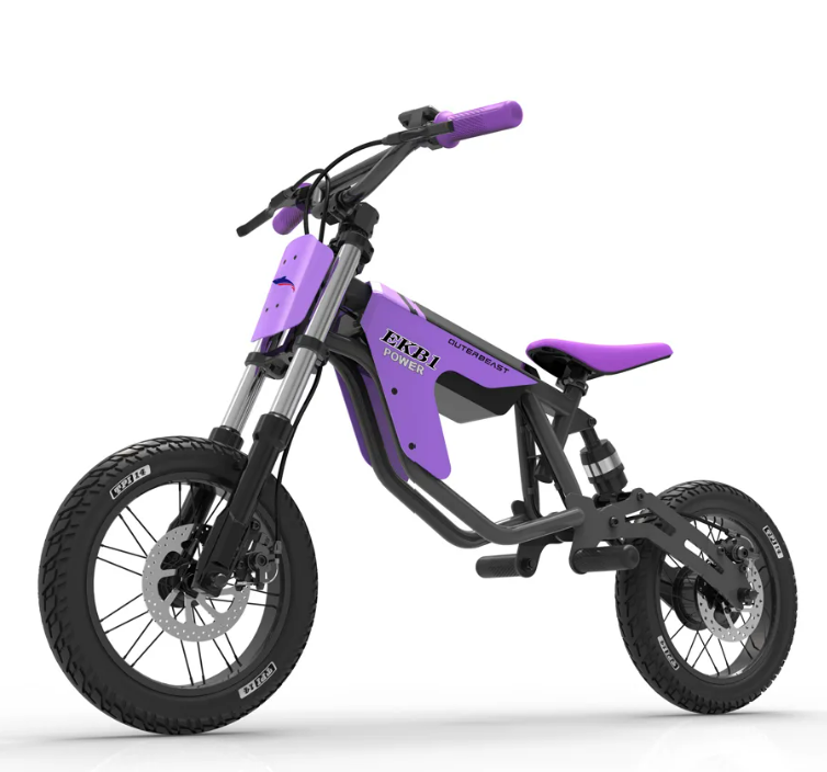 Kids Electric Dirt Bike Purple